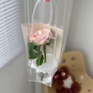 [Giá Hủy Diệt] Túi Đựng Ly Bình Cốc Giữ Nhiệt Trong Suốt Chắc Chắn Có Nút Bấm Cài Chống Trơn Trượt