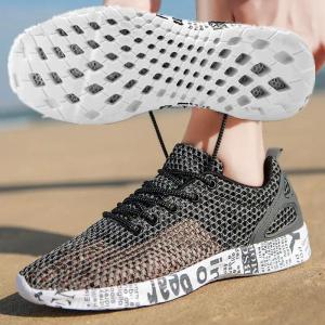 Origin Summer Mens Casual Shoes Aqua Shoes Hight Quality Air Mesh Sneakers Fashion Foam Sport Footwear Beach Shoes Water Shoes