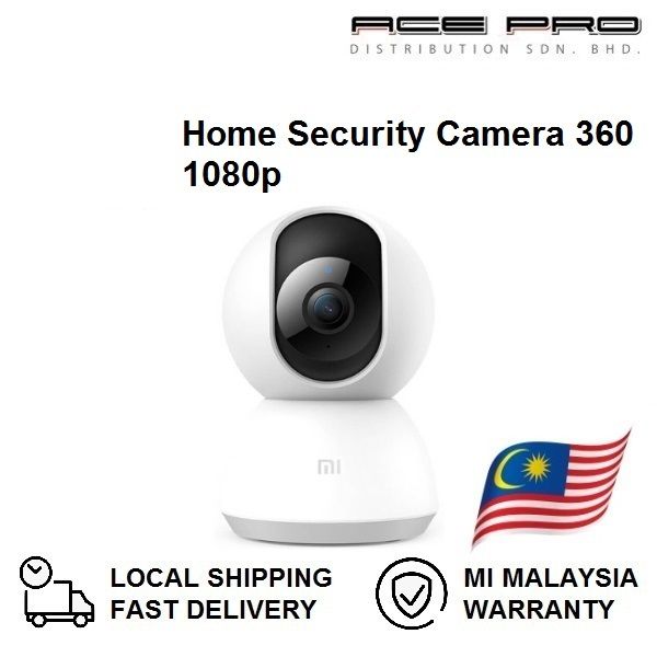 [Xiaomi Malaysia 1 Year] Mi Home Security Camera 1080p 360 degree PTZ ...