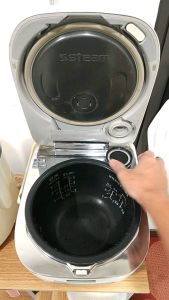 🇯🇵 Nồi cơm cao tần National cao cấp 🇯🇵 có CỐC nước bù ẩm Đèn led loa phát âm hàng nội địa NHẬT BẢN xịn chuẩn điện 100V JAPAN