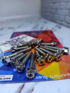 Baut probolt blok mesin F1ZR model flower chrome kiri kanan