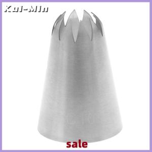 Kui-Min # C10หัวฉีดท่อขนาดใหญ่ครีมเค้กเคล็ดลับการตกแต่งไอซิ่ง10ฟันใกล้ดาว