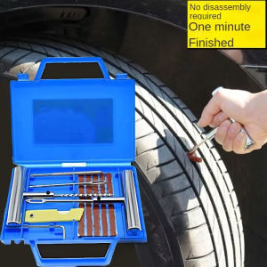 12Pcs Tire Repair Kit Set Alat Tambal Ban Tubles Set Tubeless Tire Repair Kit Box Kit Perbaikan Profesional