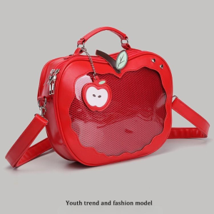 Túi Ita nữ sáng tạo ba lô Kawaii Ita nguyên bản dễ thương túi đeo chéo nữ thời trang Harajuku đường phố ngôi sao năm cánh táo 2026