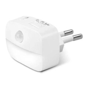 EXALTEDP EU US Plug Induction Light Motion Sensor Wireless Bedside Night Lamp Wall Lamp Battery Operated Mini LED Night Light Bedroom