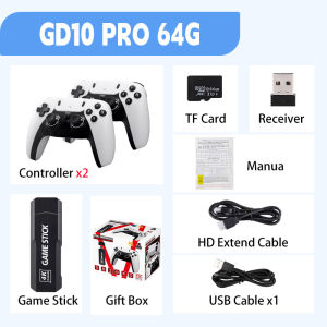 GD10 PRO  Game Console  X2 PLUS Retro Game Machine PSP God of War 4K High Definition Gaming Console Wireless