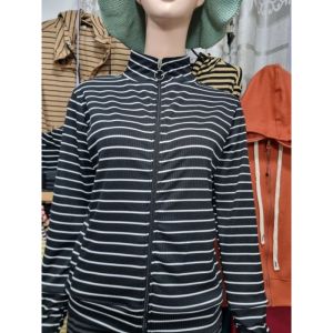 ÁO KHOÁC CỔ TRỤ CHẤT THUN TĂM SỌC CO GIÃN ÁO CÓ 4 TÚI CÓ KHÓA KÉO