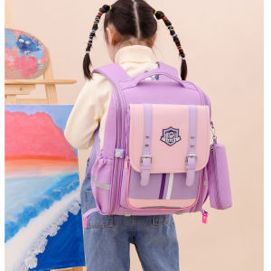 Childrens Waterproof Trolley Backpack for Boys and Girls Stair Climbing Large Capacity Suitable for Grades 1-6