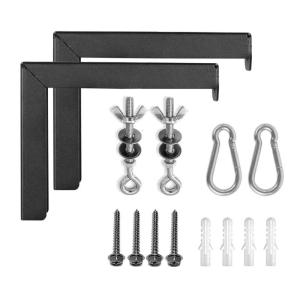 Projectors Screen Holder Wall Mounted L Bracket Style Universal Screen Hooks for Indoor and Outdoor Use