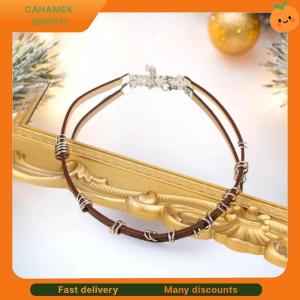 ❣️❣️❣️ New Punk Trendy Gothic Thorns PU Leather Collar Chain Choker Necklace For Women Men Fashion Vintage Jewelry Y2K Accessories Gift