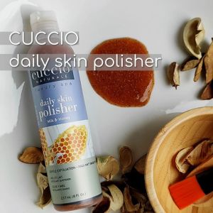 Cuccio Skin Polisher Body Scrub Milk & Honey (U.S Products) Exfoliating & Hydrating | Glowing Skin | Lembutkan Kulit & Mencerah - Skrub Badan Cuccio – Susu & Madu 237ml (NOT200105168K)