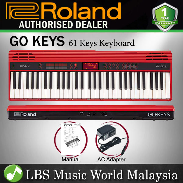 Roland GO KEYS 61 Key Music Creation MIDI USB Keyboard (GO