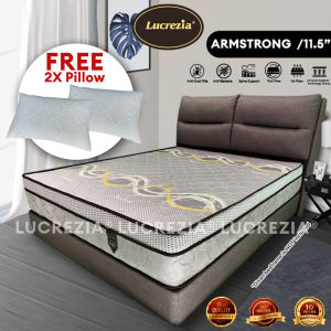 Free Shipping / Lucrezia Armstrong (11.5 Inch) US Spine Support Spring Mattress / Tilam / 床垫 / King / Queen / Super Single / Single Size