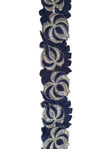 Renda Bordir Roll Murah Motif Labu Lebar 6cm