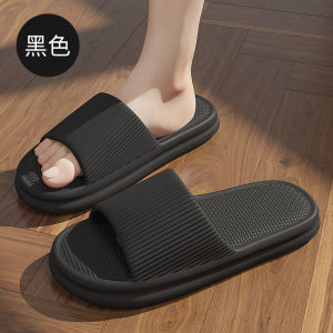 Thick Silent Slippers For Men Summer Outdoor Eva Sandals For Women Indoor Home Use Non-Slip Bathroom Slippers