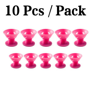 20PCS Mushroom bell curler sleeping curl Perm free curl artifact Heatless Hair Roller Curler PINK