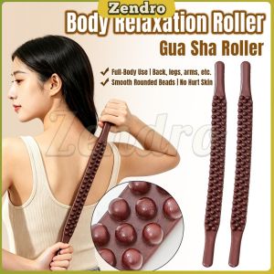 Zendro Guasha Scraping Stick Gua Sha Roller Plastic Body Relaxation Roller for Back & Legs 1Pcs