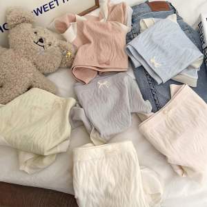 6PCS/Box Super Ganda Womens Panty Cotton Sweet Cute Free Size Lady Womenswear Comfort Basic Minimalist Highwaist