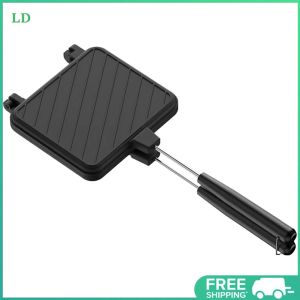 COD [Free Shipping] Versatile Bakeware Double Sided Flip Grill Pan Non-Stick for Breakfast Pancakes Toast Omelets Easy to Use Durable Kitchen Tool