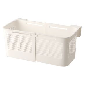ZG285 Hollow Telescopic Hanging Basket Space Saving Wall Basket Retractable Baskets Portable Adjustable Hanging Storage Box Kitchen
