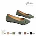 DALLEYA COLLECTION - Lizzie Sepatu Flatshoes Wanita Balerina / Teplek Pita by lily shoes. 