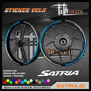 Cutting sticker velg all SATRIA old barong facelift CODE 01
