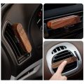 LAZALAI Lasting Aroma Car Perfume with 10 Refill Sticks Solid Wood Vent Clip Car Diffuser Car Interior. 