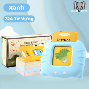 Máy đọc thẻ flashcard song ngữ Anh-Việt 112 thẻ(224 từ vựng) với 3 chế độ đọc kèm âm thanh phát nhạc tiếng anh giáo dục sớm cho bé