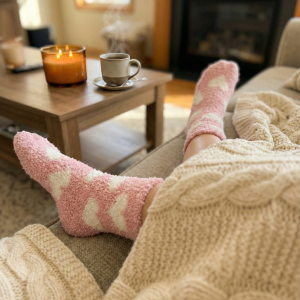 Velarae Blush Dream Socks — For the parts of you learning to love yourself again.