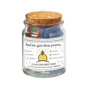 2pcs Elegant Personalized Prayer Jar with Inspirational Verse Cards - New Novelty Gift for Growth