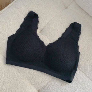 Bra for Women Latex Wireless Push-up M-XXL Seamless Sports Tank Top Ladies Underwear