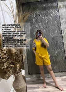 ONE SET 19526-S STELAN BAHAN BABYTERRY LD 100 CM FIT TO SIZE M-XL BISA COD