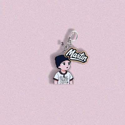 YF CORTIS Acrylic Keychain COLOR OUTSIDE THE LINES Pendant MARTIN Cartoon Accessories Stars Peripheral FY