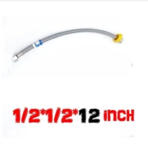 ➡Best Seller 304 Stainless Heavy Duty Flexible Hose High Quality Supply Hose 304 stainless steel water inlet hose Stainless Steel Flexible Hose/ Bathroom Flexible Hose (1/2" x 1/2") 30cm/40cm/50cm/60cm Stainless Steel Flexible Hose 1/2*1/2 Quality Hose