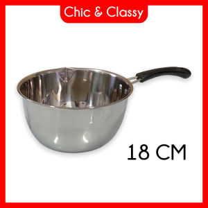 PANCI SUSU || Panci Susu Milk Pot 20cm / 18cm / Panci Saus Stainless Steel Milk Pan / Q2 020 / Q2 018 / Q2-020 / Q2-018 / Sauce Pan / Panci Indomie / Panci Air Rebus 18 cm 20 cm