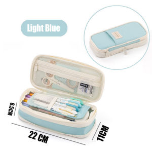 Fashion student Pen Case Large Capacity Pencil case Stationery Desk Organizer School Office Supplies