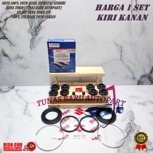 KIT KALIPER KARET REM CAKRAM DEPAN SUZUKI JIMMY KATANA 1SET UNTUK 2RODA PART MOBIL