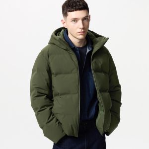 [Auth UniqIo] Áo Phao Lông Vũ Đại Hàn Siêu Ấm Áp Cut 3D Nam - Tag Nhật