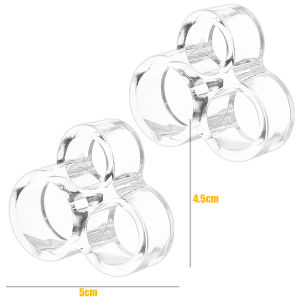 Polocat 10/4pairs Handles Door Stopper Silicone Gel Door Stop Transparent Wall Protection Door Knob Bumper Furniture Protector Pad Handle Buffer