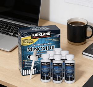 Hộp 6 lọ dạng lỏng Serum mọc râu Minoxidil 5%
