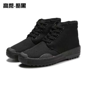MenSLabor-Saving Shoes Wear-Resistant And Breathable Military Training Shoes WorkerS Construction Site Safety Shoes Rubber Shoes Work Shoes