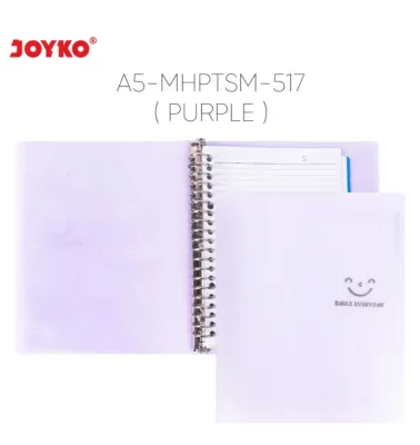 MAP BINDER A5 JOYKO A5 PASTEL MHPT-M516 / Binder Note A5 Joyko A5 Warna Polos Pastel MHPT-M516
