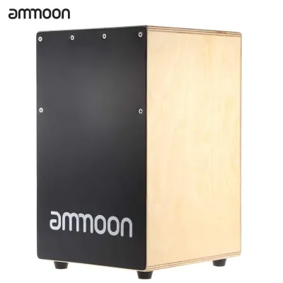 Wooden Cajon Hand Drum Children Box Drum Persussion Instrument with Stings Rubber Feet