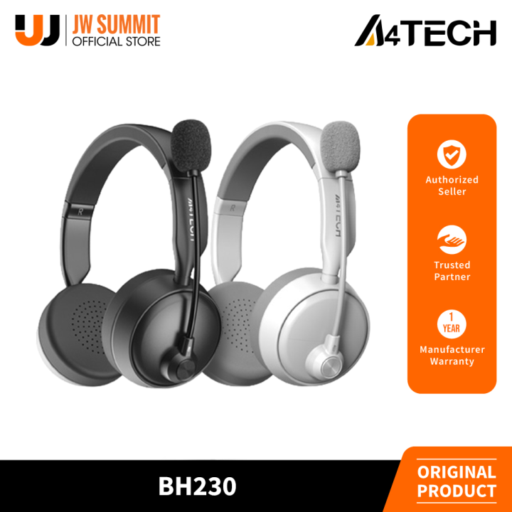 With Mic Wireless Headset Noise Cancelling Microphone A4Tech BH230 - Main Image