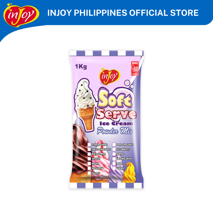 inJoy Strawberry Soft Serve Ice Cream Powder 1kg Lazada PH