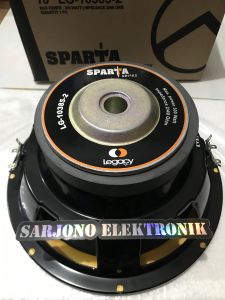 speaker subwoofer legacy sparta 10 inch 10385 double coil