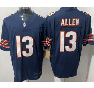 Áo bóng bầu dục Mỹ NFL Chicago Bears XL Caleb Williams # 18 hơi nước