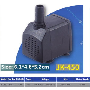 YoQi 2.5W-35W Water Submersible Pump Flow Rate Fountain Aquarium Water Pump For Fish Tank Pet Fountain Head