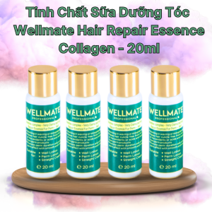 Tinh dầu pha Uốn Duỗi Nhuộm WELLMATE 20ml phục hồi và bảo vệ tóc trong quá trình làm hóa chất .