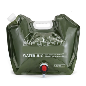 Folding Water Bucket With Faucets Portable Outdoor Water Bag Folding Water Container for Camping Hiking Picnics